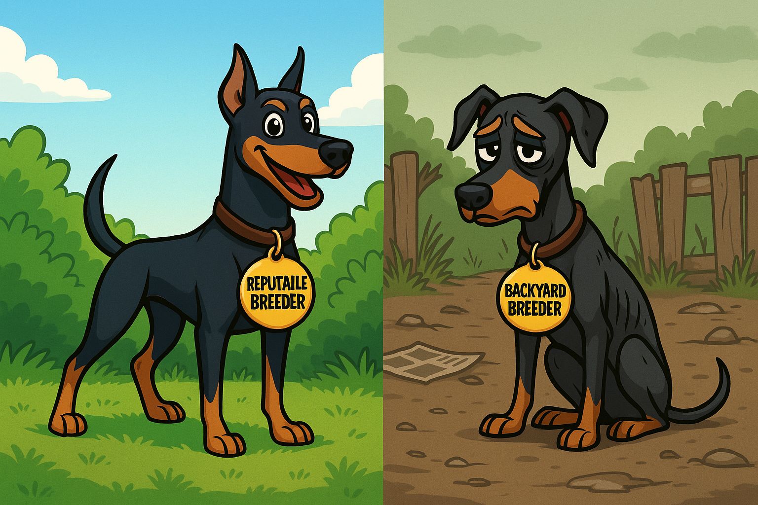 choose reputable Doberman breeder