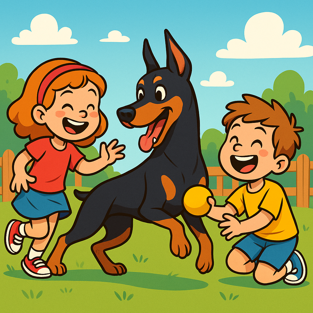 Dobermans and Kids: A Powerful Bond of Loyalty, Love, and Protection