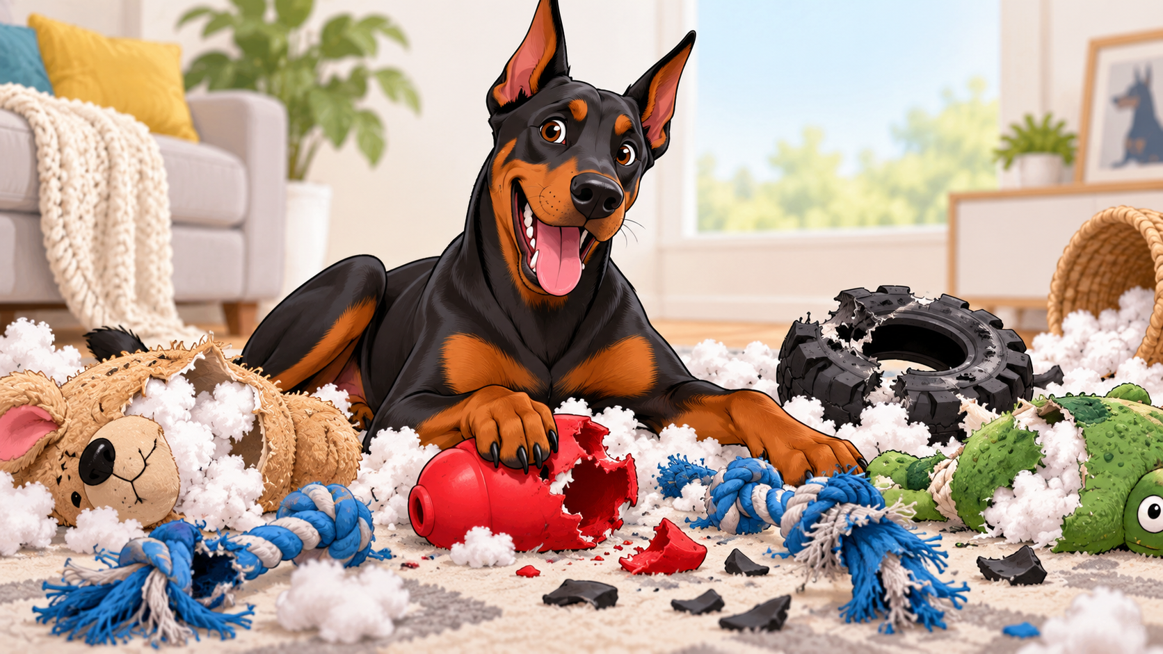 Indestructible Toys for Dobermans — Or Not